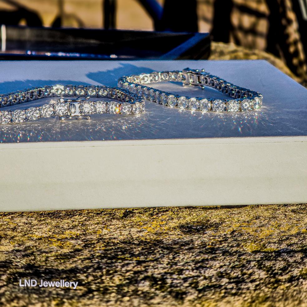 5mm Classic Tennis Bracelet | VVS1 D Colour | 925 Sterling silver - LND Jewellery