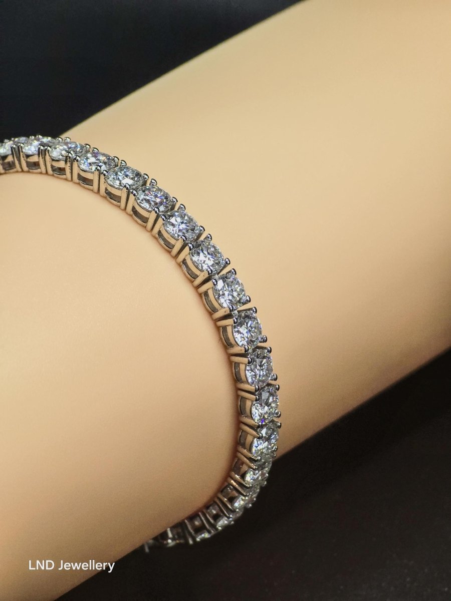 5mm Classic Tennis Bracelet | VVS1 D Colour | 925 Sterling silver - LND Jewellery
