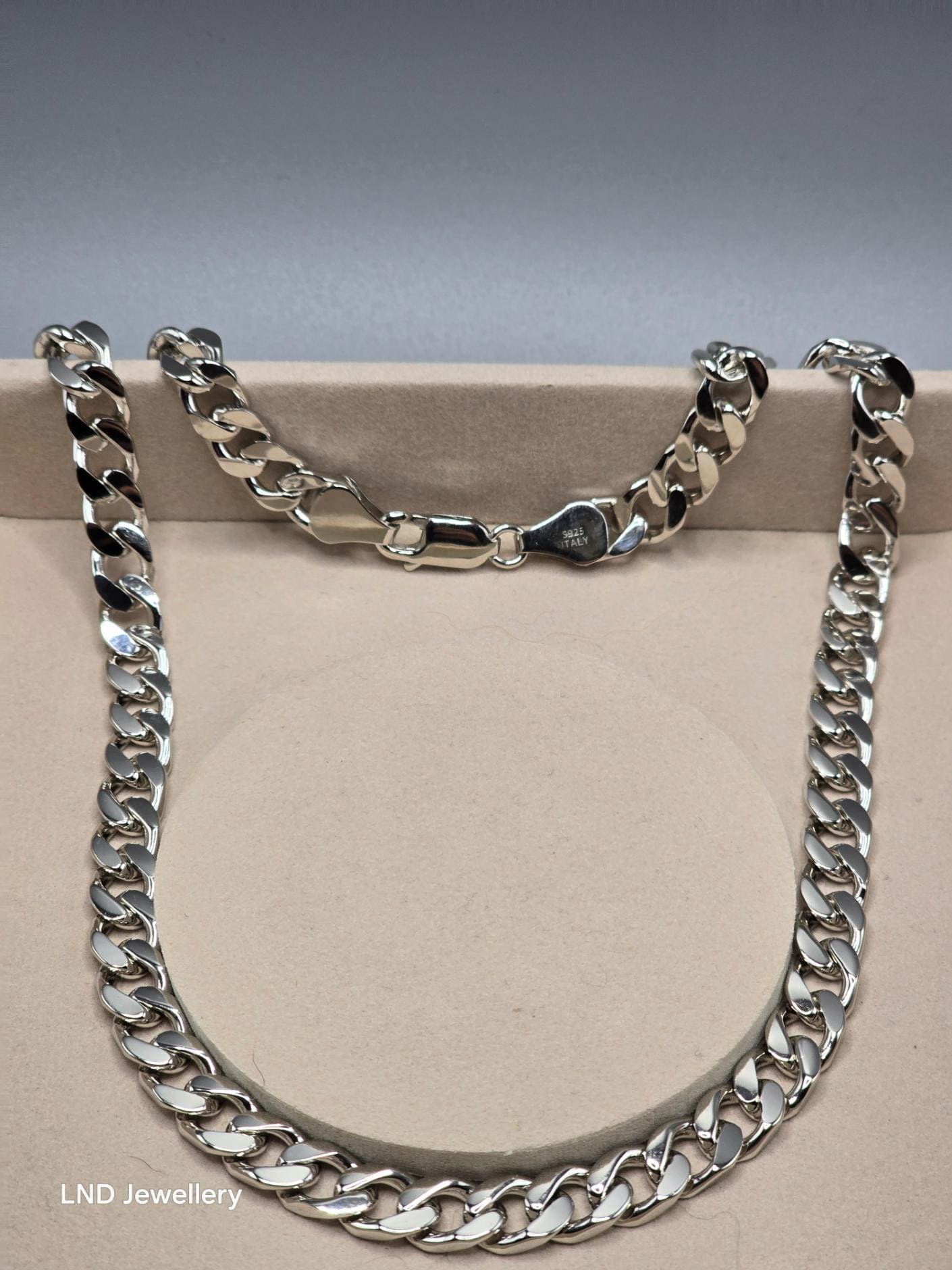 7mm Diamond-Cut Cuban Link Necklace