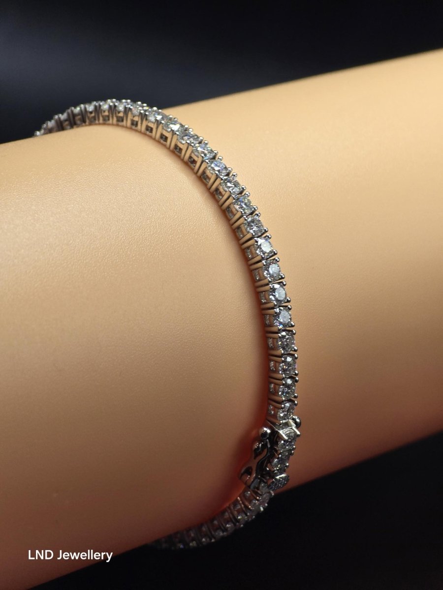 ✨ 3mm Classic Tennis Bracelet | Premium VVS1 D Colour - LND Jewellery